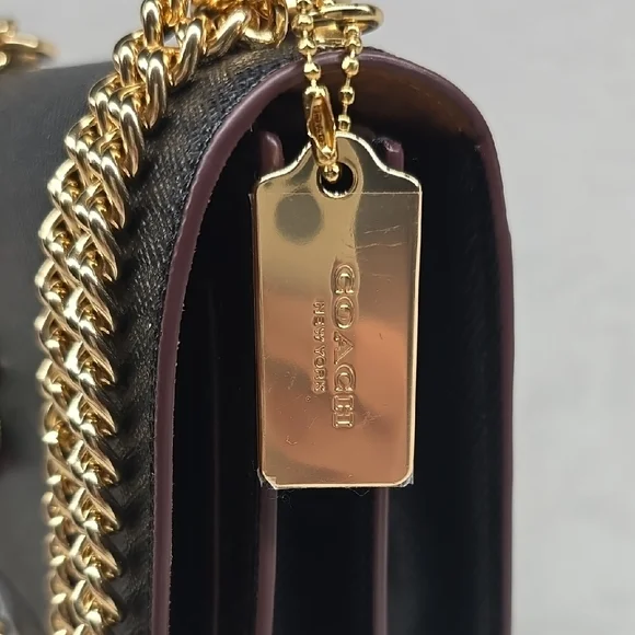 Coach Klare Strawberry Crossbody Bag with Gold Details - Picture 9 of 14